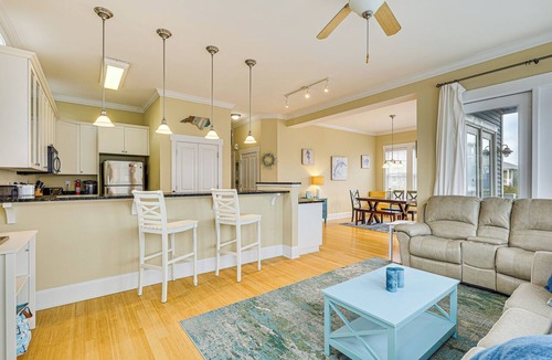 Wilmington Beach Apartment | Walk to Beach: Coastal Carolina Home w/Decks!