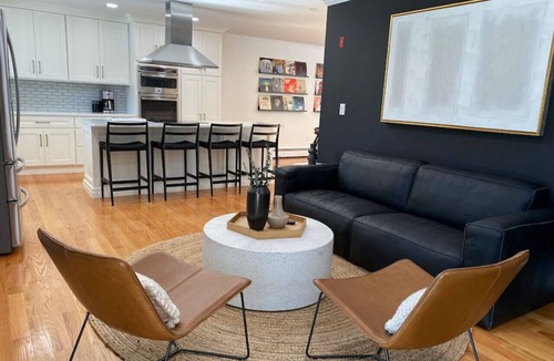 West Yarmouth House | Walk to the Beach - Modern Home w/FirePit, Bikes, Office, Grill + More!