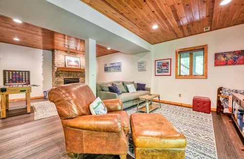 Mineral House | Waterfront cabin with private dock, hot tub, sundeck, outdoor areas, & W/D