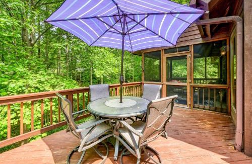 Mineral House | Waterfront cabin with private dock, hot tub, sundeck, outdoor areas, & W/D