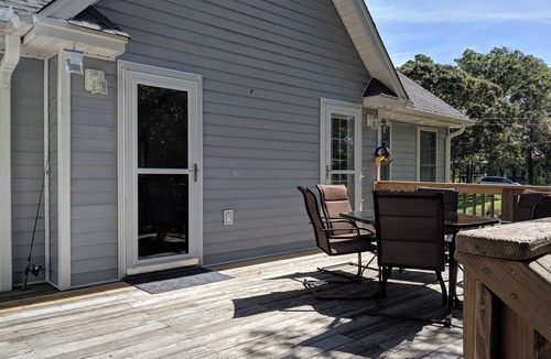 Shallotte House | Waterfront Home on tidal creek with Fishing Dock, 5 miles to Ocean Isle Beach