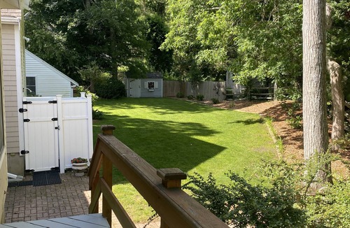 Northwest Harwich House | Waterfront lake house private beach dock