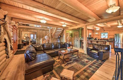 Troy Villa | Waterfront Log Home w/95 Acres on Yaak River