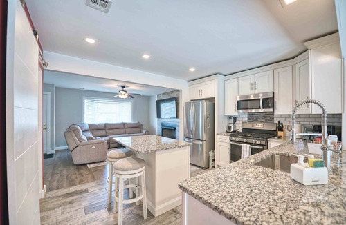 Mystic Island House | Waterfront oasis | 3BR | Game Room | Pet Friendly