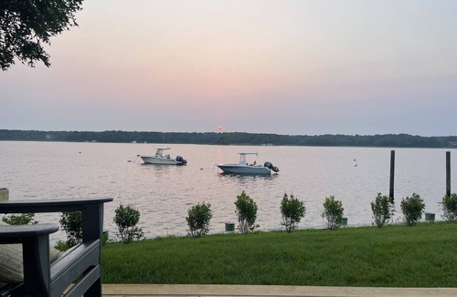 Monomoscoy Island Cottage | Waterfront , Private family beach and dock. Incredible sunsets!