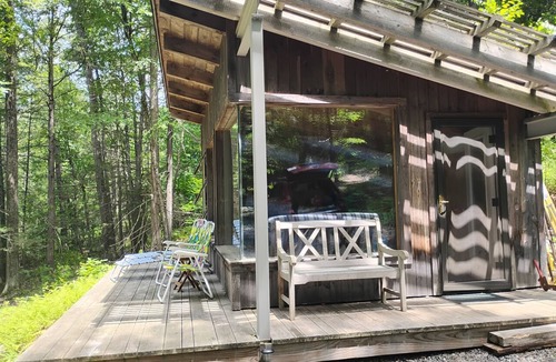 Woodstock Cabin | Waterfront Tiny House Cabin Off Grid Camp in Historic Woodstock CT