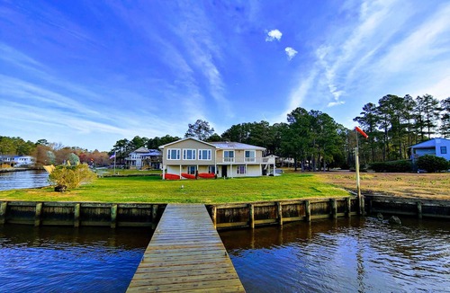 Hertford House | WaterWinds! Waterfront/Albemarle Sound Private house w/dock,4 kayaks
