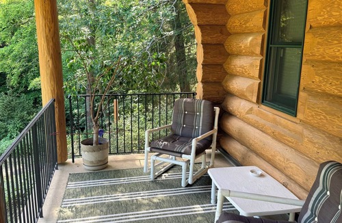 Oakpark Cabin | Wise Acres—Pet-friendly cabin in the woods with EV charger