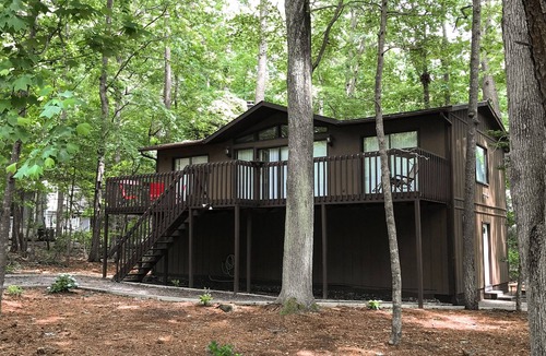 Ocean Pines Cabin | Wonderful Wooded Gem W/ Free WiFi, Full Kitchen, Private Deck & Great Location!