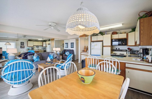North Ocean City Condo | XPLORIE ACTIVITIES & LINENS INCLUDED*! This 2BR/2BA oceanfront condo is located on the first floor, up one level from the street