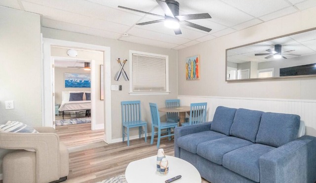 1BR Beach Condo · Sleeps 5 · Walk to Boardwalk