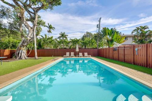 3 Mi to Sea! Family Pool House in Fort Lauderdale