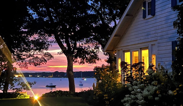 8 Bedroom Home on Private Beach with Sunset Views Overlooking West Bay