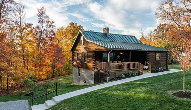 Amish Country Cabin w/Porch & Views