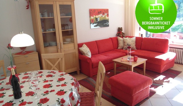 Apartment Oberstdorf, pool, parking lot, sauna, from May-October mountain railway ticket included. in Oberstdorf