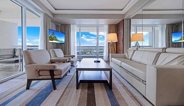 Beachfront Condo with Spacious Balcony