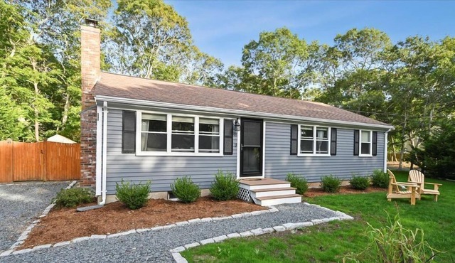 Brand New Listing! 3 bedroom 2 bath West Hyannisport Ranch with central AC, fenced in backyard and dog friendly.