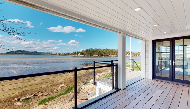 Brand new oceanfront home with a grill, deck, & beach access - stellar views