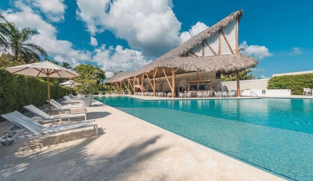 Bright Beachfront Apartment in Las Terrenas in Las Terrenas