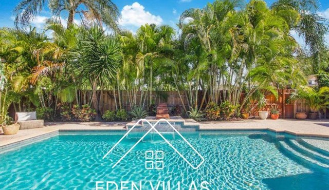 Casa Aloha Tropical Pool Beach 9 Mins Games