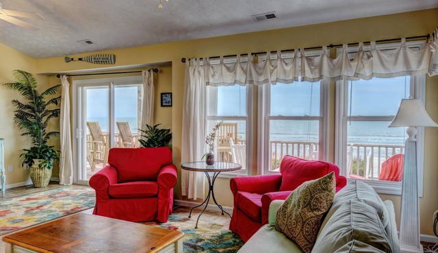 "Comes A Time" Oceanfront - Best Surf City location, walk to everything!