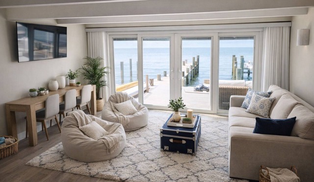 Designer Bay View House Private Pier