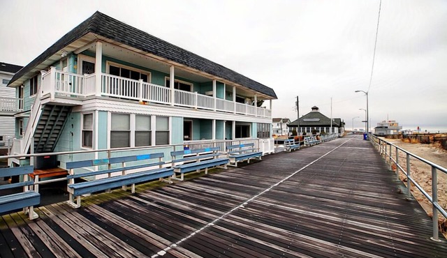 Enjoy the boardwalk, Ocean Views and beach at your door step