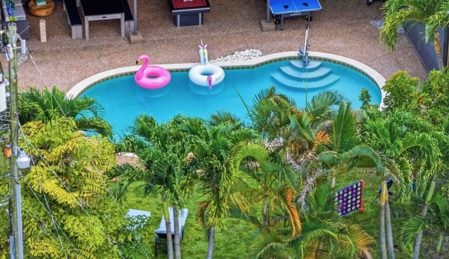 Hollywood Beach Oasis/Pool/Game Room/2 Master BR
