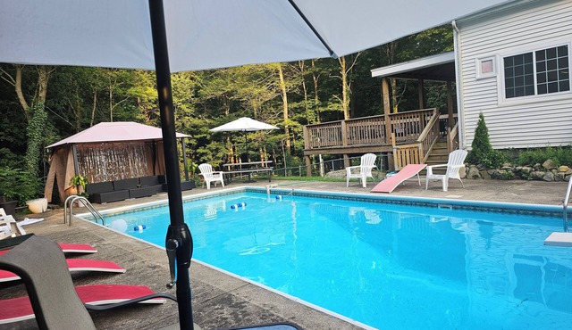 Large home in charming Avon with WiFi, AC, Deck, & Pool Perfect for families