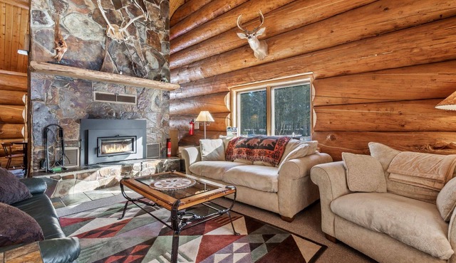 Log Home on 8 Acres by Stillwater River