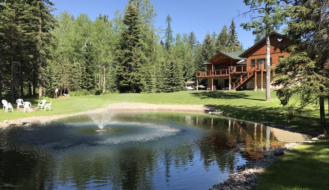 Luxury Home on Glacier Tamarack offers Tranquility, Sleeps 12