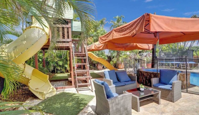 Luxury Villa: Heated Pool & Hot Tub w/Playground