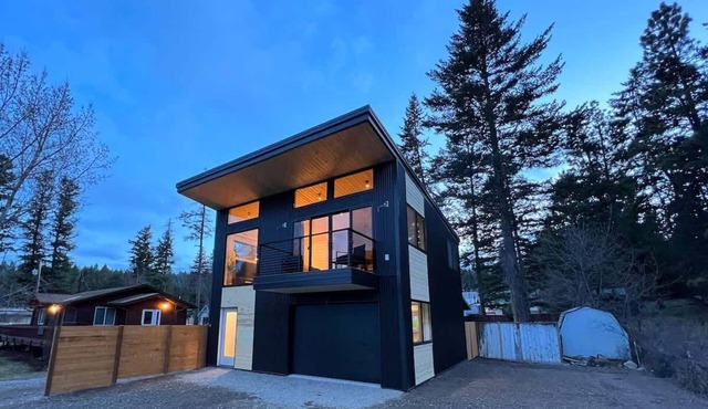 Modern Retreat with Game Room and Lake Views