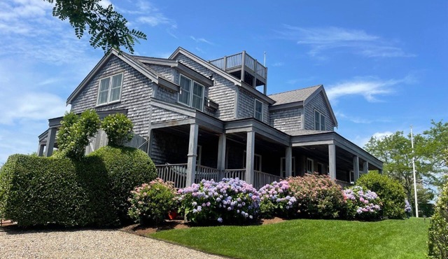 Nantucket home sleeps 11 with outdoor shower and fire pit