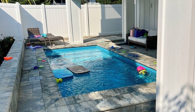 NEW 7-bed with PRIVATE HEATED POOL! Lewes Beach Hideaway, steps to beach & town!