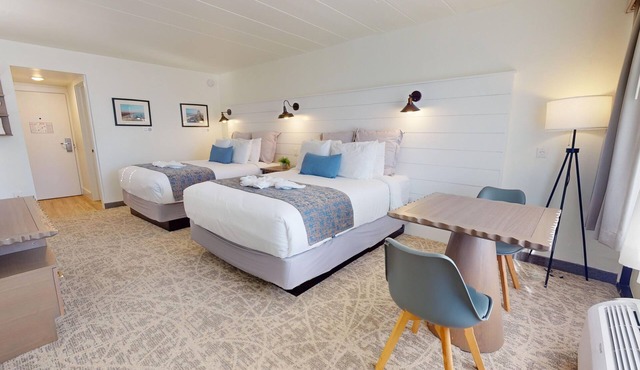 Newly Renovated Double Queen Room