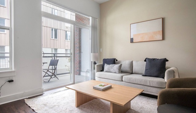 Nice Alewife 2BR w/Gym & W/D, nr Shopping & T, by Blueground