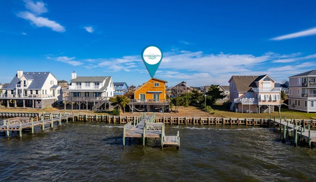 OBX soundfront, private pier, 5 min to beach, easy to kayak & paddleboard