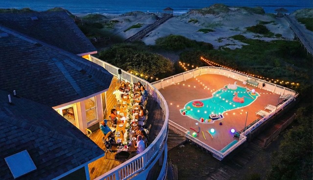 Oceanfront Estate | Sleeps 102 | Weddings & Events | 46BR Corolla 4x4 OBX