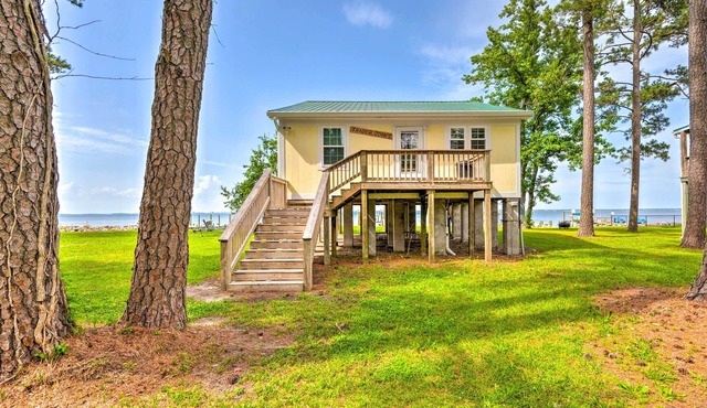'Paradise Point' Pamlico River Home w/Dock & View
