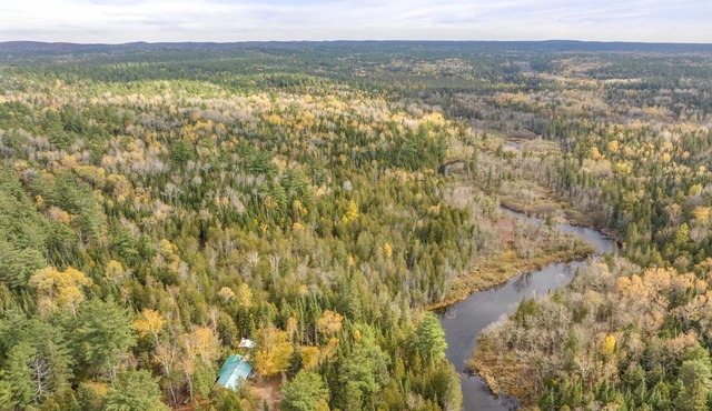 Peaceful Riverfront Cabin on 43 Private Acres in Lamable