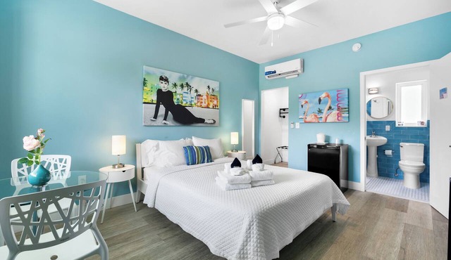 Queen Rooms at Miami's Best Boutique Hotel voted by Miami-Dade Favorites!