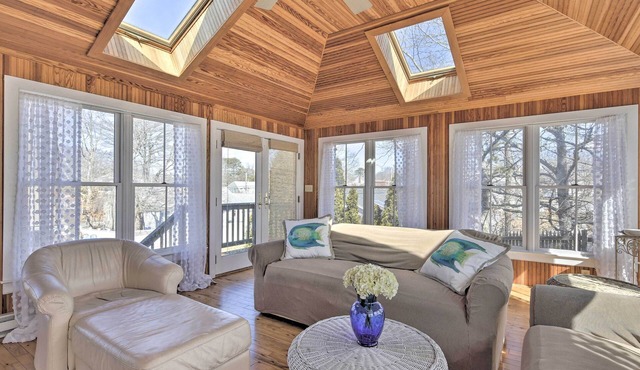 Refined Retreat W/outdoor Shower, 1 Block to Beach
