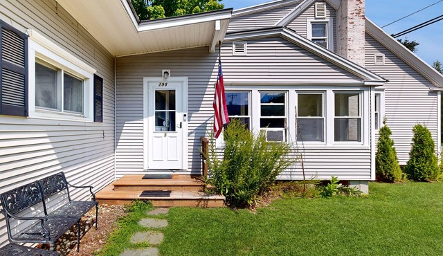 Riverfront studio with river view, full kitchen, & free WiFi