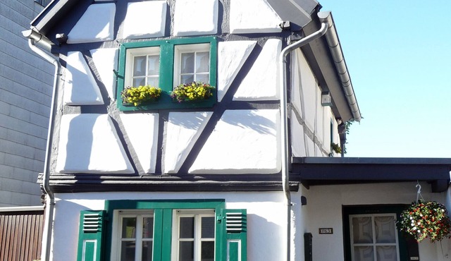 Romantic half-timbered house in the historic town center in Sinzig