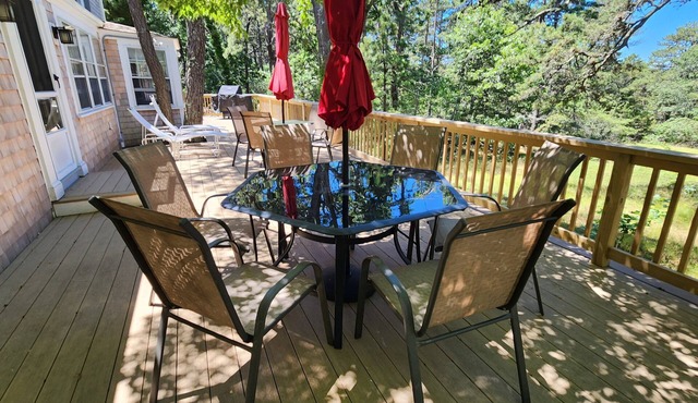 Secluded 3BD Classic-On Seven Acres Abutting Conservation Land, A/C, Large Deck