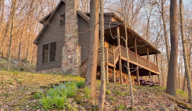 Secluded Seneca Rocks area cabin on 14 acres