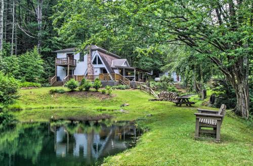 Serene Todd Getaway w/Private Pond & Creek Views!
