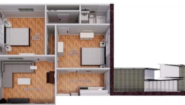 Sojourn at Colley Manor Unit 2 Sleeps 4
