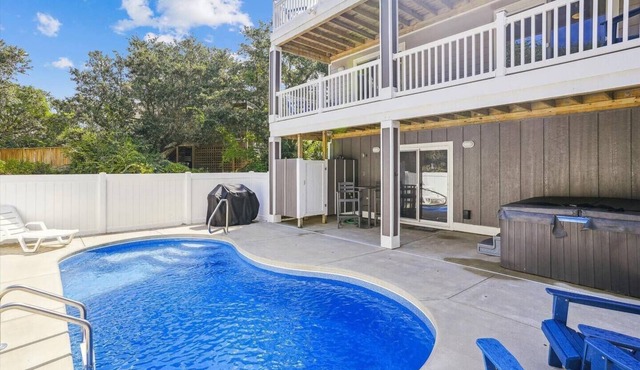 Soundside, Beach Private Heated Pool,HotTub,GameRM